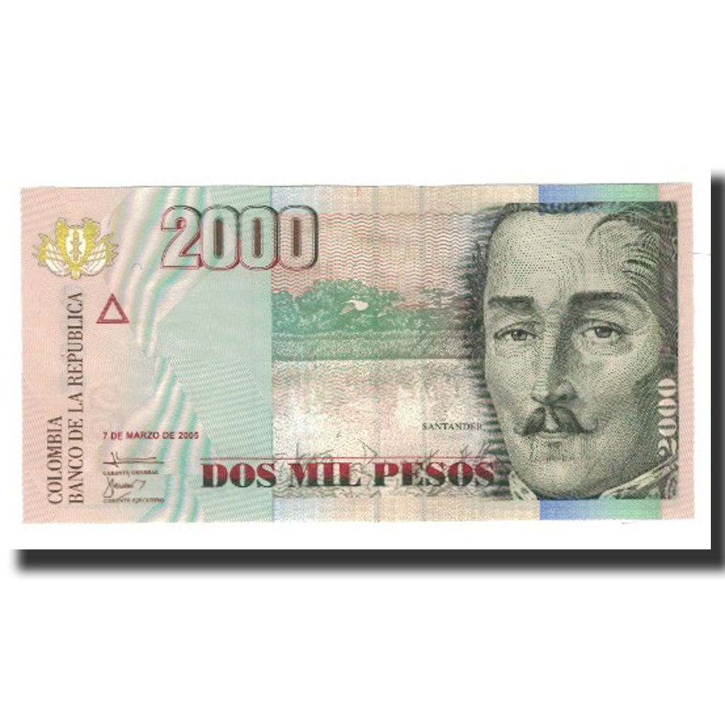 Banknote, Colombia, 2000 Pesos, 2005-03-07, KM:457a, UNC(65-70)