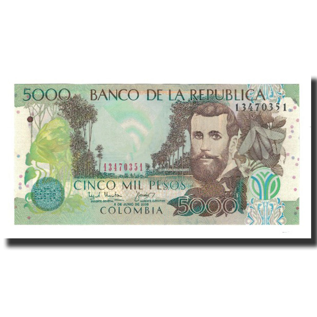 Colombia, 5000 Pesos, 2003-06-06, KM:452d, UNC(65-70)