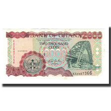 Banconote, Ghana, 2000 Cedis, KM:33f, 2001-10-22, SPL