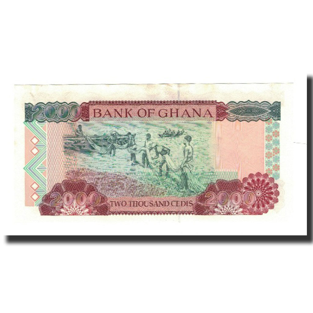 Banconote, Ghana, 2000 Cedis, KM:33f, 2001-10-22, SPL