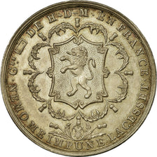 France, Token, Masonic, Grande Loge de Heredom, Paris, 1809, AU(55-58), Silver