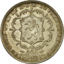 France, Token, Masonic, Grande Loge de Heredom, Paris, 1809, AU(55-58), Silver