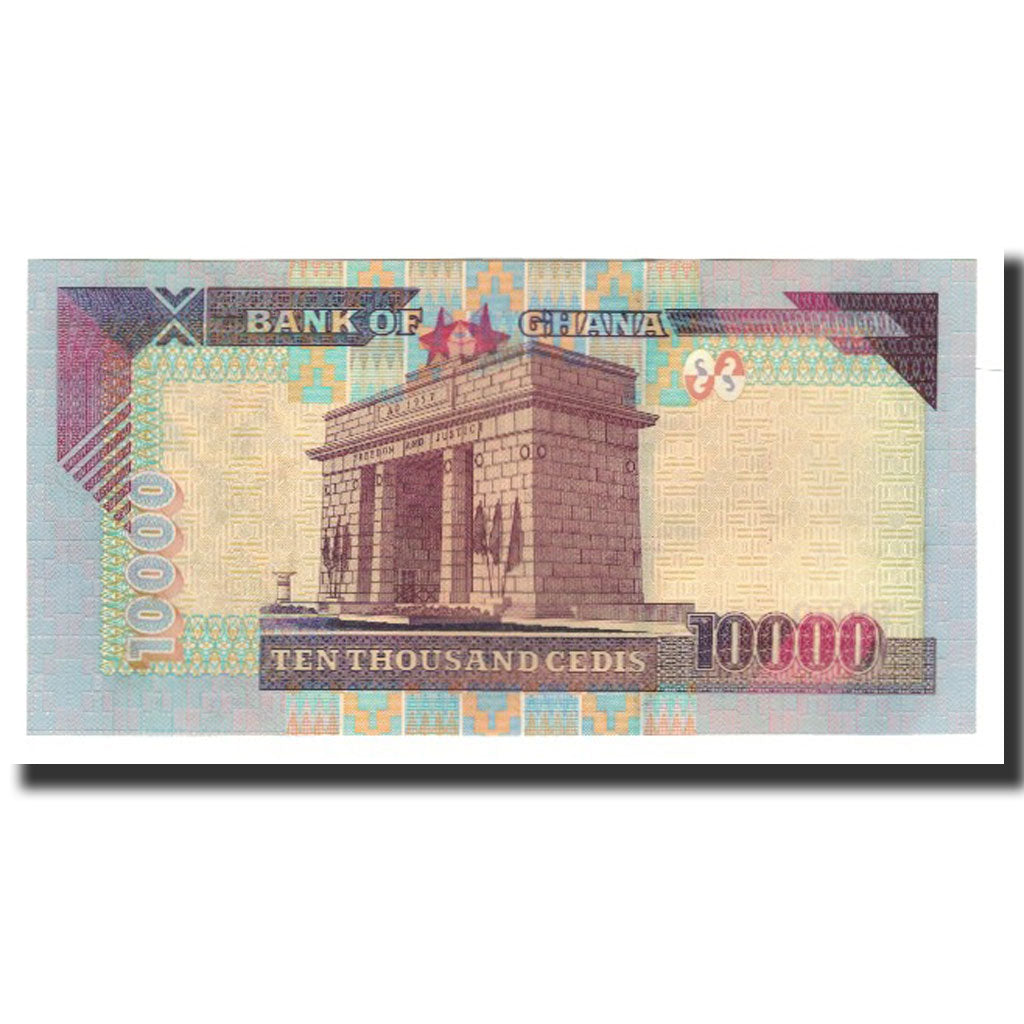 Banconote, Ghana, 10,000 Cedis, KM:35a, 2002-09-02, SPL