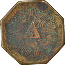 France, Masonic, Token, EF(40-45), Brass, Labouret #300, 3.01