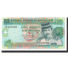 Banconote, BRUNEI, 5 Ringgit, 1993, KM:14, FDS