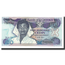 Biljet, Ghana, 100 Cedis, 1990-07-19, KM:26b, NIEUW