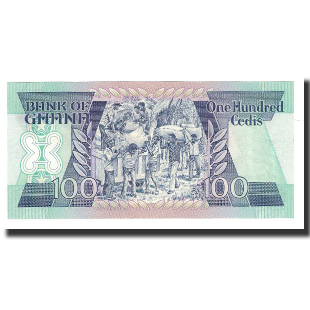 Banknote, Ghana, 100 Cedis, 1990-07-19, KM:26b, UNC(65-70)