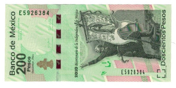 Banknote, Mexico, 200 Pesos, 2008-09-15, KM:129, UNC(65-70)