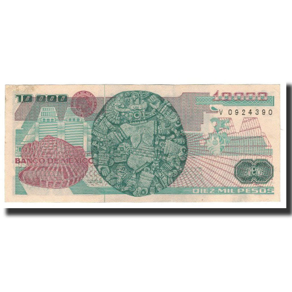Billete, 10,000 Pesos, México, KM:90d, 1991-5-16, EBC+