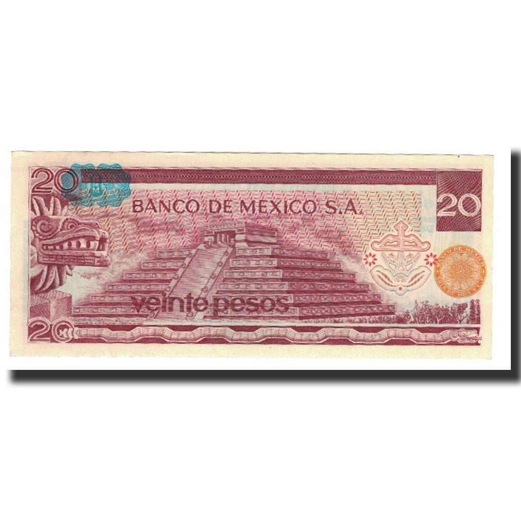 Billet, Mexique, 20 Pesos, 1977-07-08, KM:64d, NEUF