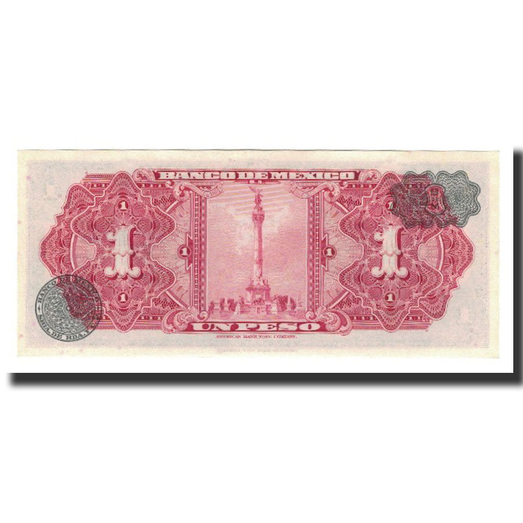Banknote, Mexico, 1 Peso, 1967-05-10, KM:59j, UNC(65-70)