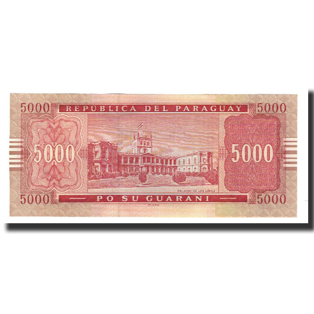Banknote, Paraguay, 5000 Guaranies, 2005, KM:223a, UNC(65-70)