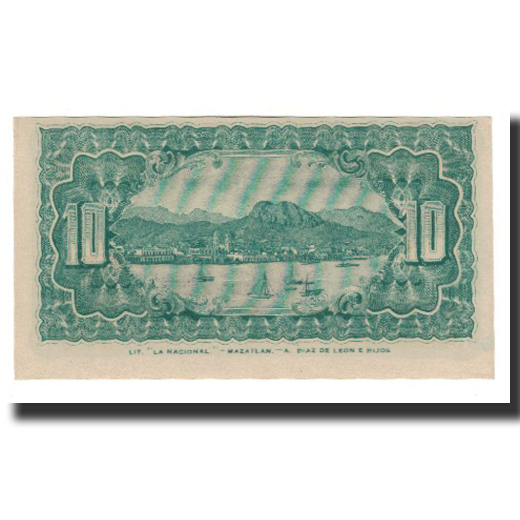 Banknote, Mexico - Revolutionary, 10 Centavos, 1914-03-16, KM:S1058, UNC(65-70)