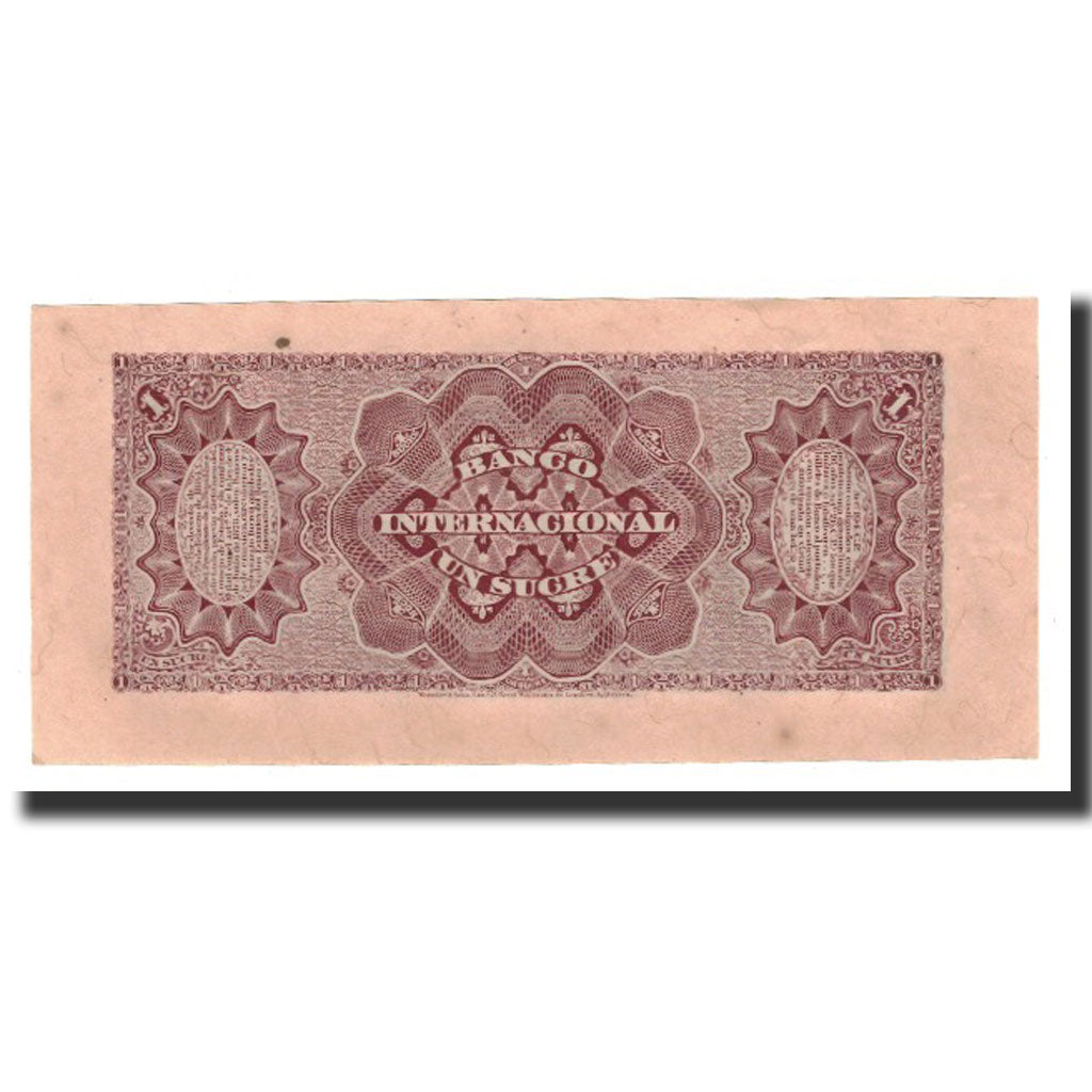 Billete, 1 Sucre, 18 XX also 1892-11-10, Ecuador, KM:S172, EBC+