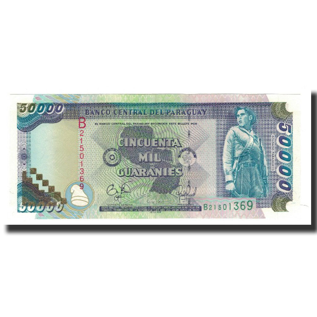 Paraguay, 50,000 Guaraníes, 1998, KM:218, UNC