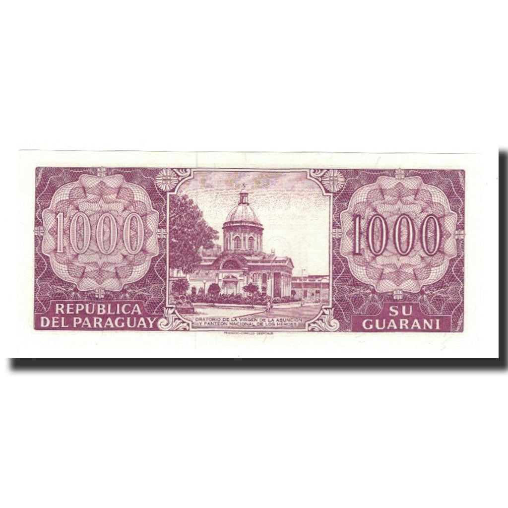 Paraguay, 1000 Guaranies, L1952, KM:213, UNC(65-70)