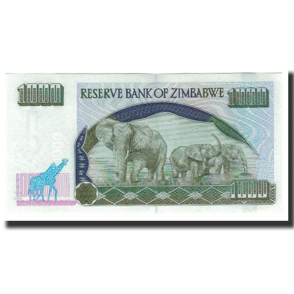 Banknote, Zimbabwe, 1000 Dollars, 2003, KM:12a, UNC(65-70)