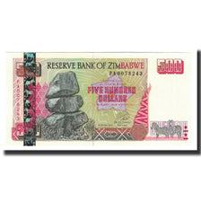 Banconote, Zimbabwe, 500 Dollars, 2001, KM:10, FDS