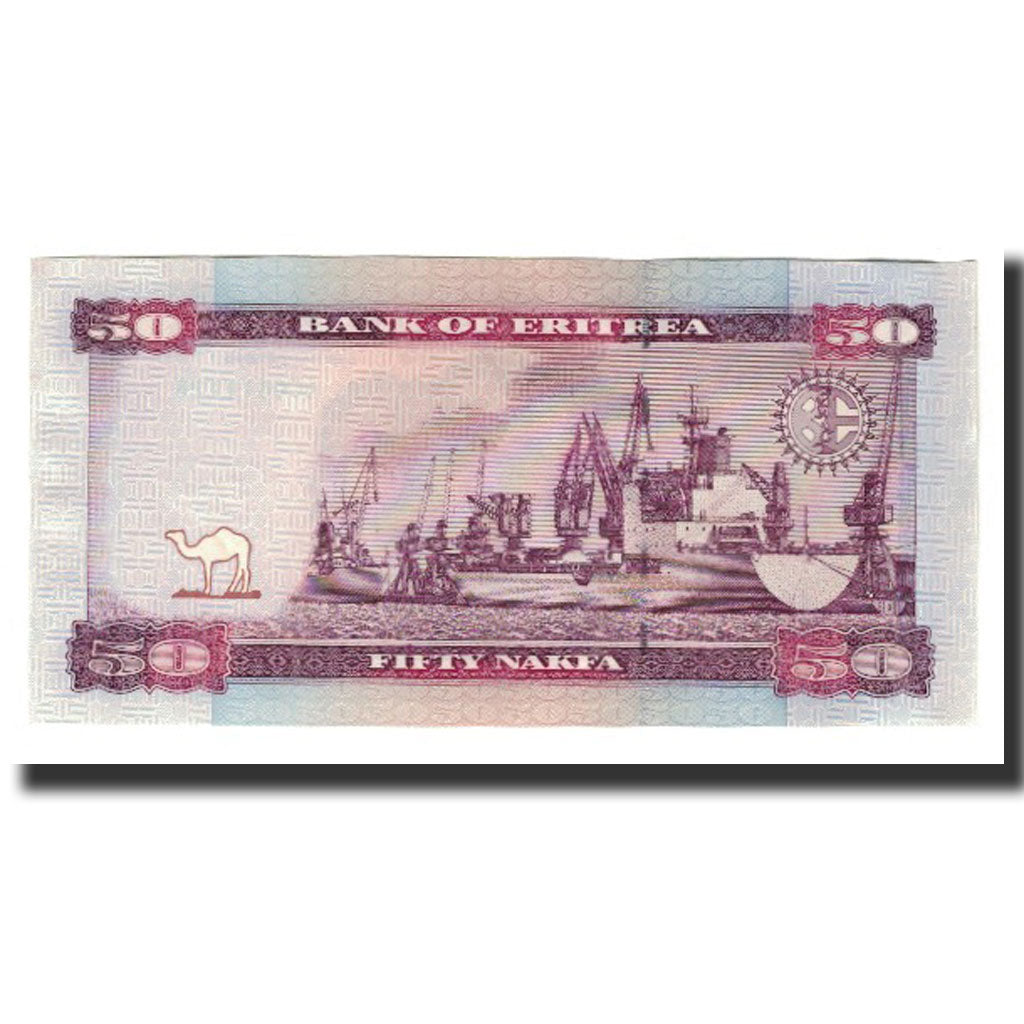 Banconote, Eritrea, 50 Nakfa, KM:7, 2004-05-24, FDS