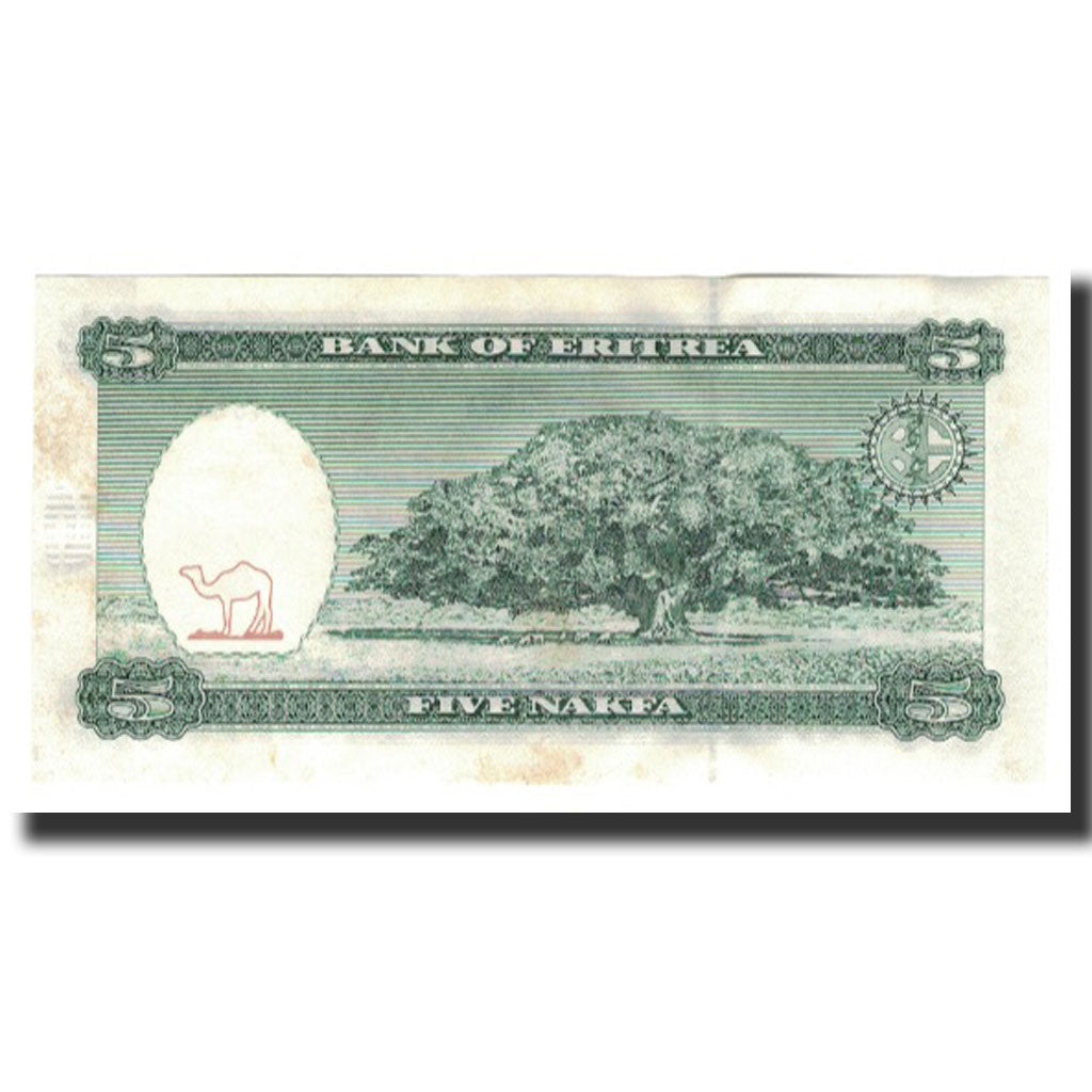Banconote, Eritrea, 5 Nakfa, KM:2, 1997-05-24, SPL