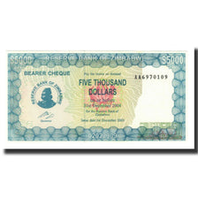 Billete, 5000 Dollars, 2003, Zimbabue, KM:21c, UNC