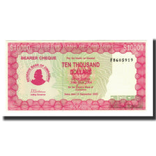 Geldschein, Simbabwe, 10,000 Dollars, 2003, KM:22b, UNZ