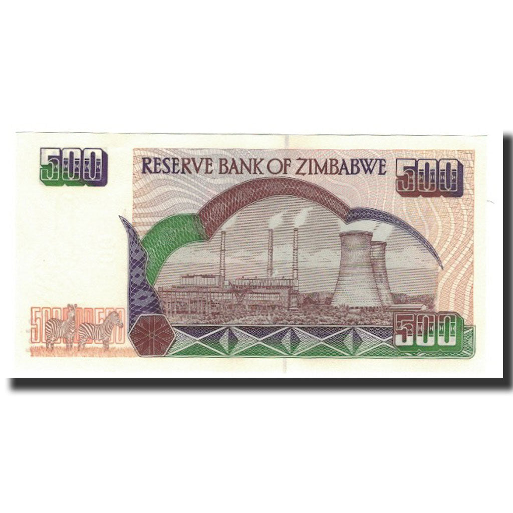 Banconote, Zimbabwe, 500 Dollars, 2004, KM:11b, FDS