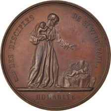 France, Masonic, Token, 1820, AU(55-58), Copper, Labouret #192, 15.07