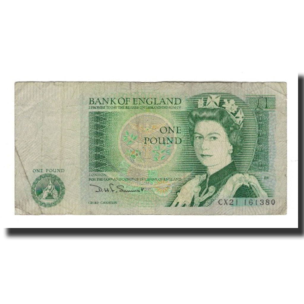 Banknote, Great Britain, 1 Pound, 1982, KM:377b, VG(8-10)