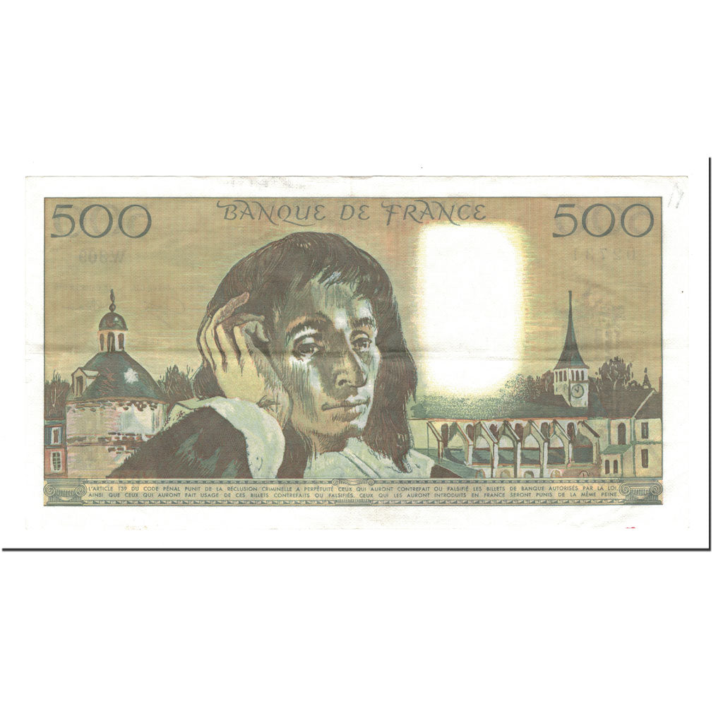 Billet, France, 500 Francs, 1990-02-01, TTB+, Fayette:71.43, KM:156g