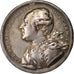 France, Masonic, Medal, 1780, EF(40-45), Duvivier, Silver, Labouret #233, 33.92