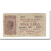 Banknote, Italy, 1 Lira, 1944-11-23, KM:29b, AG(1-3)