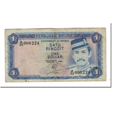 Banknote, BRUNEI, 1 Ringgit, 1980, KM:6b, AU(50-53)