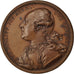 France, Masonic, Medal, 1780, MS(60-62), Bronze, Labouret #233, 29.74