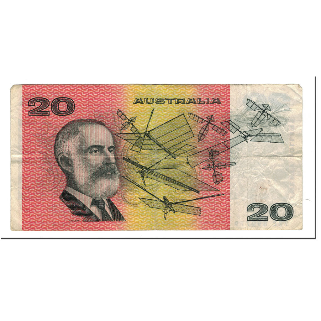 Banknote, Australia, 20 Dollars, 1985, KM:46e, VF(30-35)