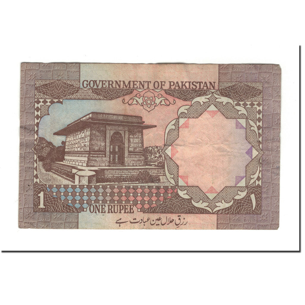 Banknote, Pakistan, 1 Rupee, 1982, KM:26b, EF(40-45)