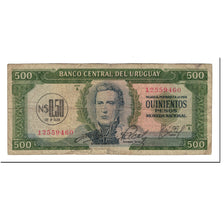 Biljet, Uruguay, 500 Pesos, 1967, KM:48a, B