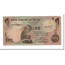 Malta, 1 Lira, 1979, KM:34b, VF(30-35)