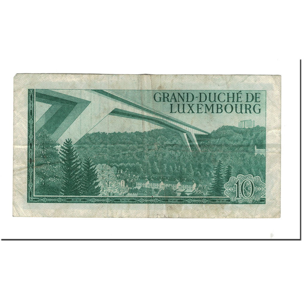 Luxembourg, 10 Francs, 1967-03-20, KM:53a, EF(40-45)