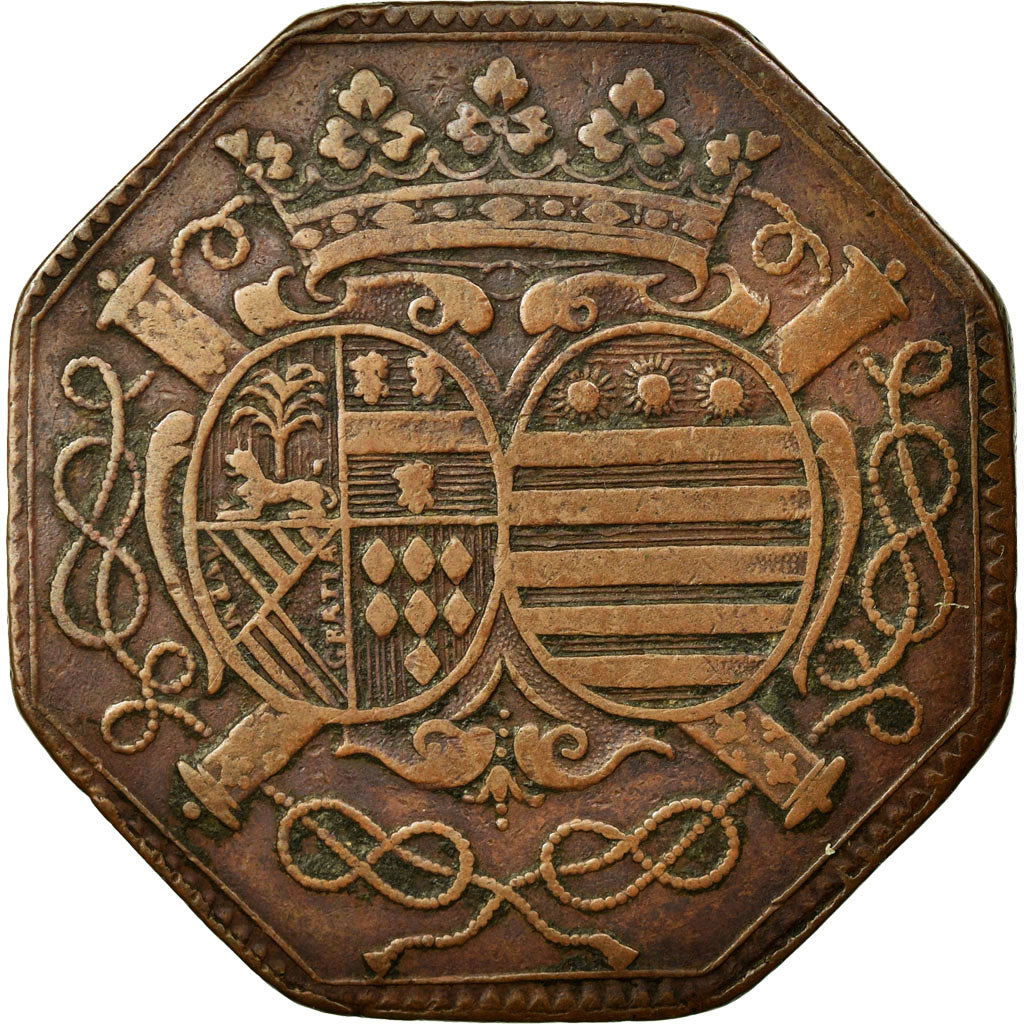 France, Token, Royal, EF(40-45), Copper, Feuardent:7122