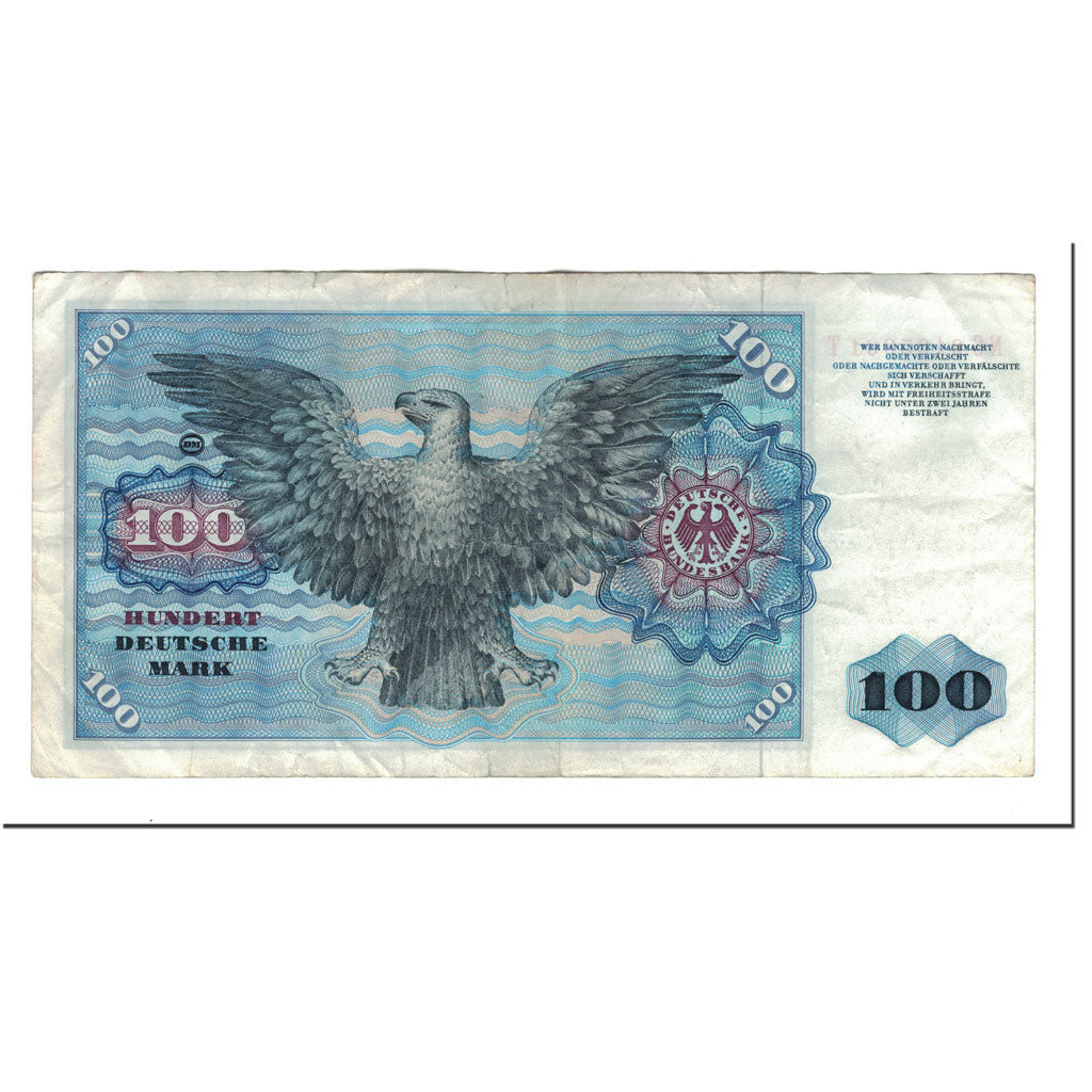 Banknote, GERMANY - FEDERAL REPUBLIC, 100 Deutsche Mark, 1977-06-01, KM:34b
