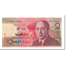 Banknote, Morocco, 10 Dirhams, 1987, KM:60a, AU(55-58)