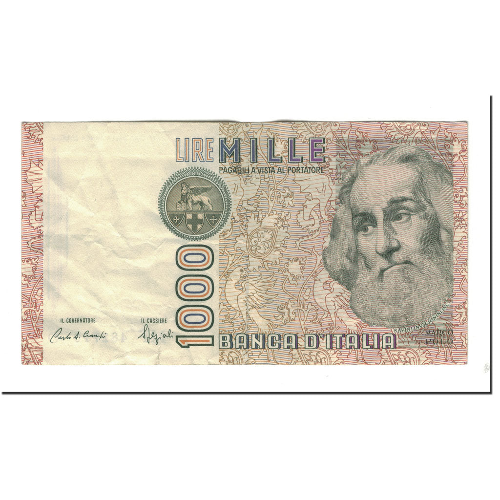 Banknot, Włochy, 1000 Lire, 1988, KM:109b, EF(40-45)