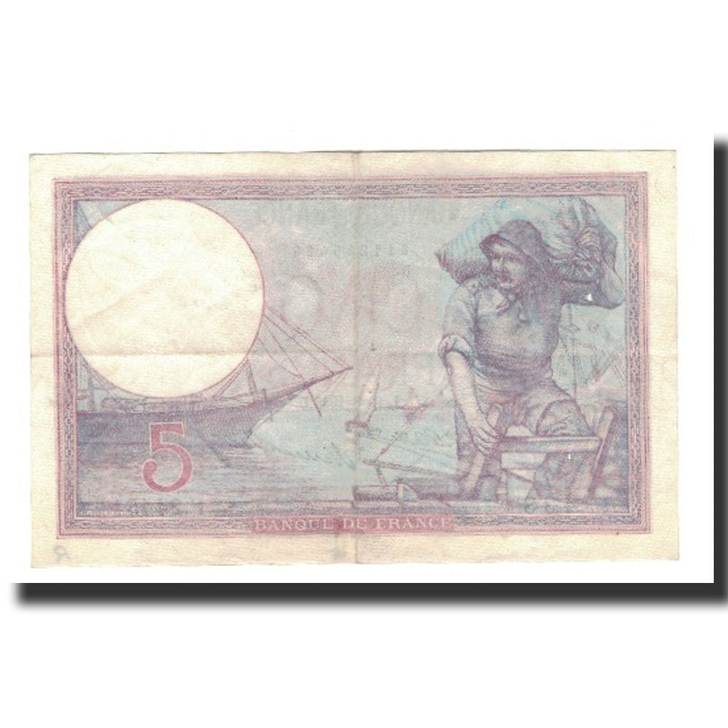 Banconote, Francia, 5 Francs, 1926-08-19, BB, Fayette:3.10, KM:72d