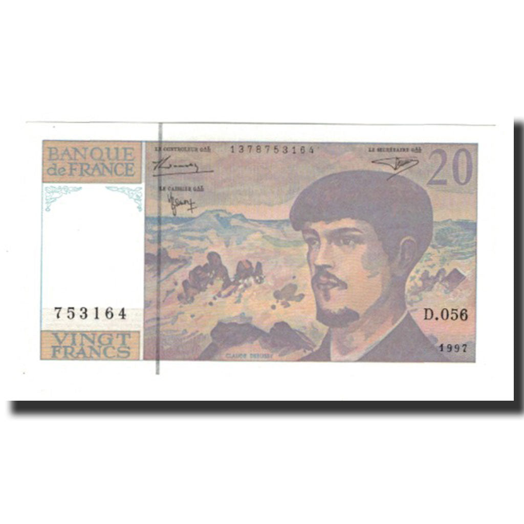 Banknote, France, 20 Francs, 1997, UNC(63), Fayette:66ter.2, KM:151i