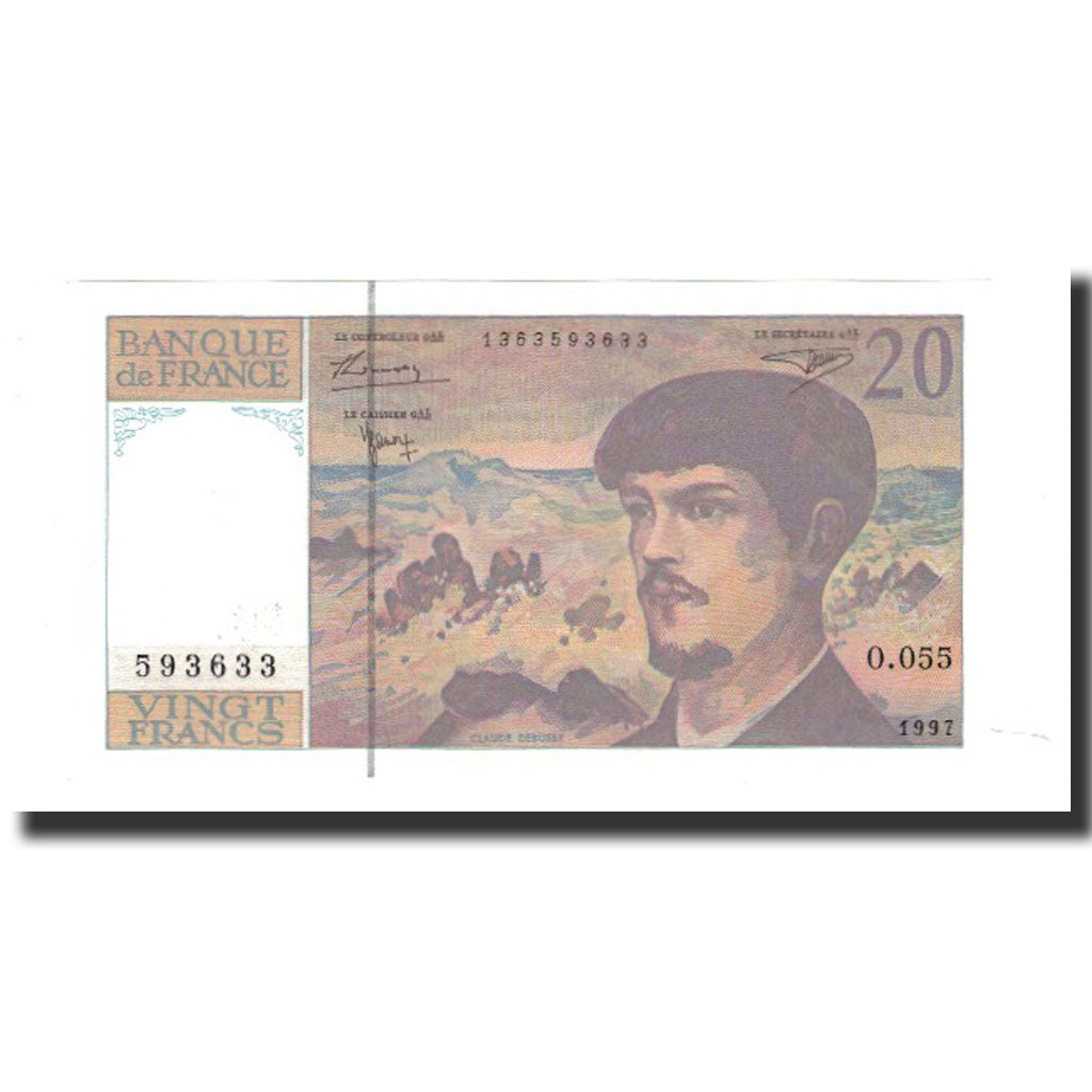 Banknote, France, 20 Francs, 1997, UNC(63), Fayette:66ter.2, KM:151i