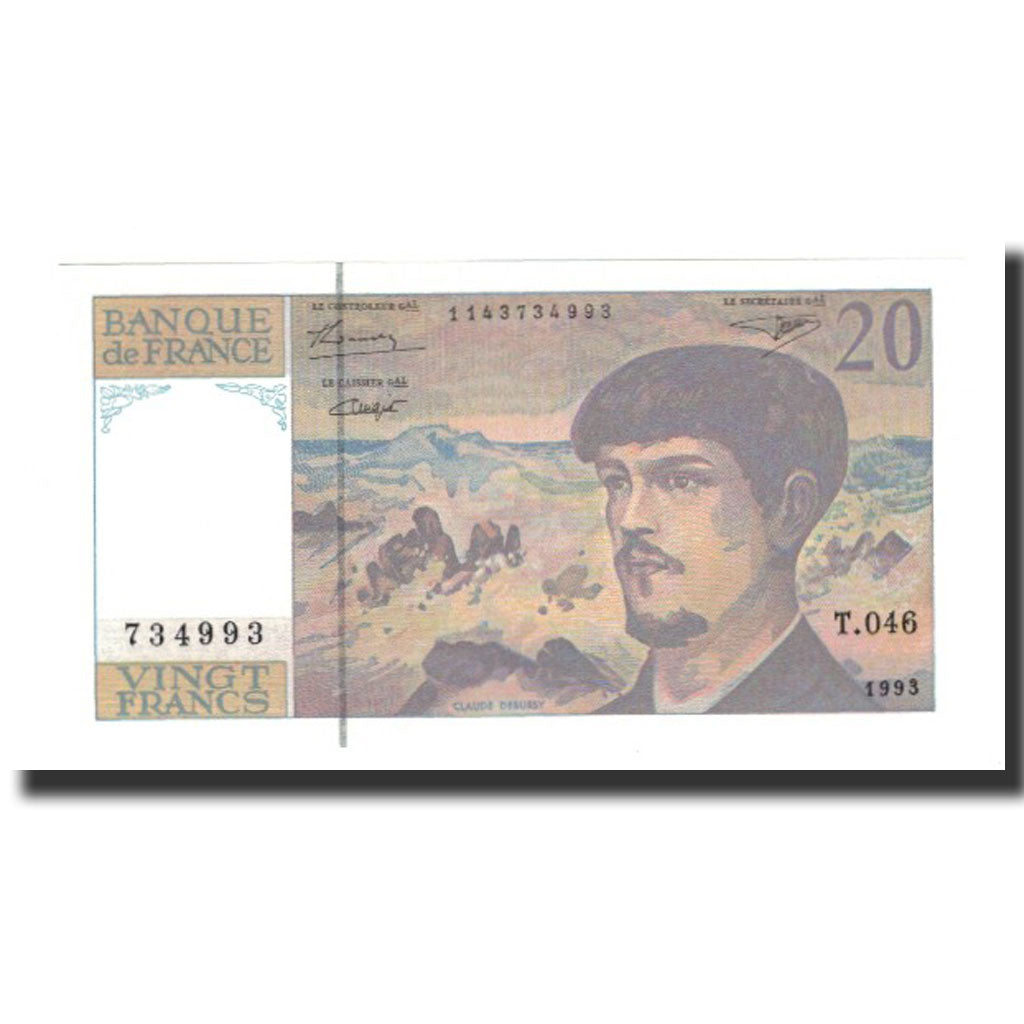 Billet, France, 20 Francs, 1993, SPL+, Fayette:66bis.5, KM:151g