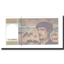 Billet, France, 20 Francs, 1993, SPL+, Fayette:66bis.5, KM:151g