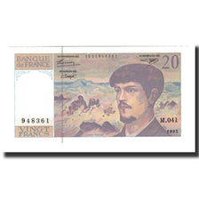 Banconote, Francia, 20 Francs, 1993, SPL+, Fayette:66bis.5, KM:151g