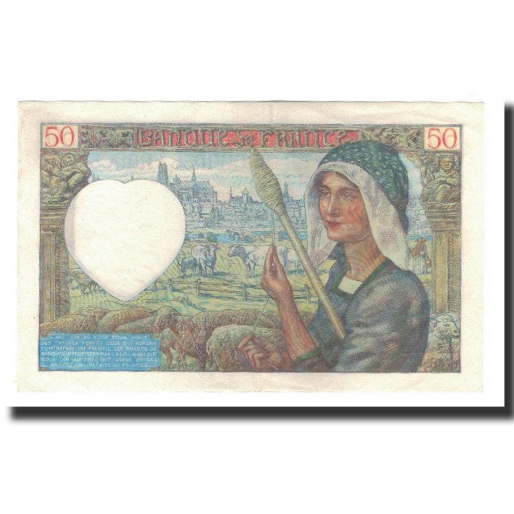 Billet, France, 50 Francs, 1940-09-05, B+, Fayette:19.2, KM:93